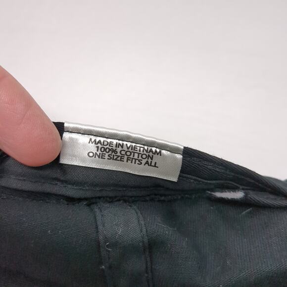 Drippin' Slideback Baseball Cap Black One Size Embroidered Distressed Mu:ka: - Picture 10 of 10